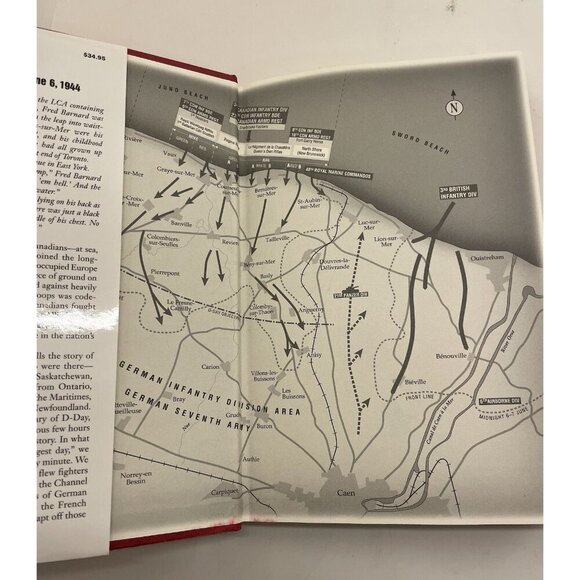 Juno: Canadians at D-Day by Ted Barris – G+ WWII History Hardcover - Picture 3 of 5